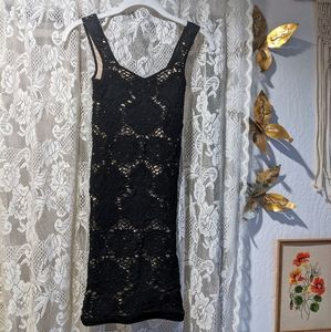 Intimately Free People Black Lace Spandex Dress ✨